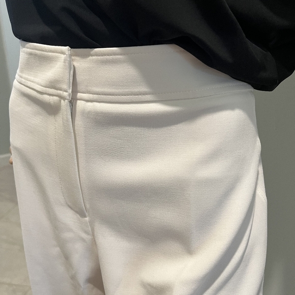 Trina Turk Norikko 2 White Pants With Black Stripe Size 12 NWT - Picture 7 of 16